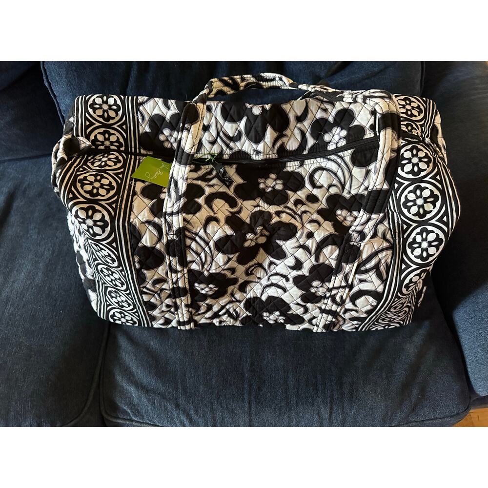 Vera Bradley Large Duffle — Night and Day Pattern — New